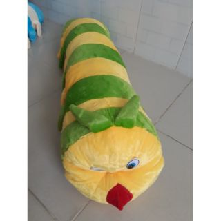 Gối Ôm Thú Bông Con Sâu Vàng Lá 1m