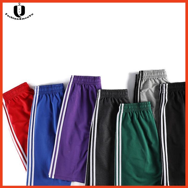 Combo 4 Quần Đùi Nam 𝐊𝐈𝐍𝐆𝐌𝐀𝐍  3 sọc thunTừ 45-70kg mặc nhà mặc ngủ thoải mái