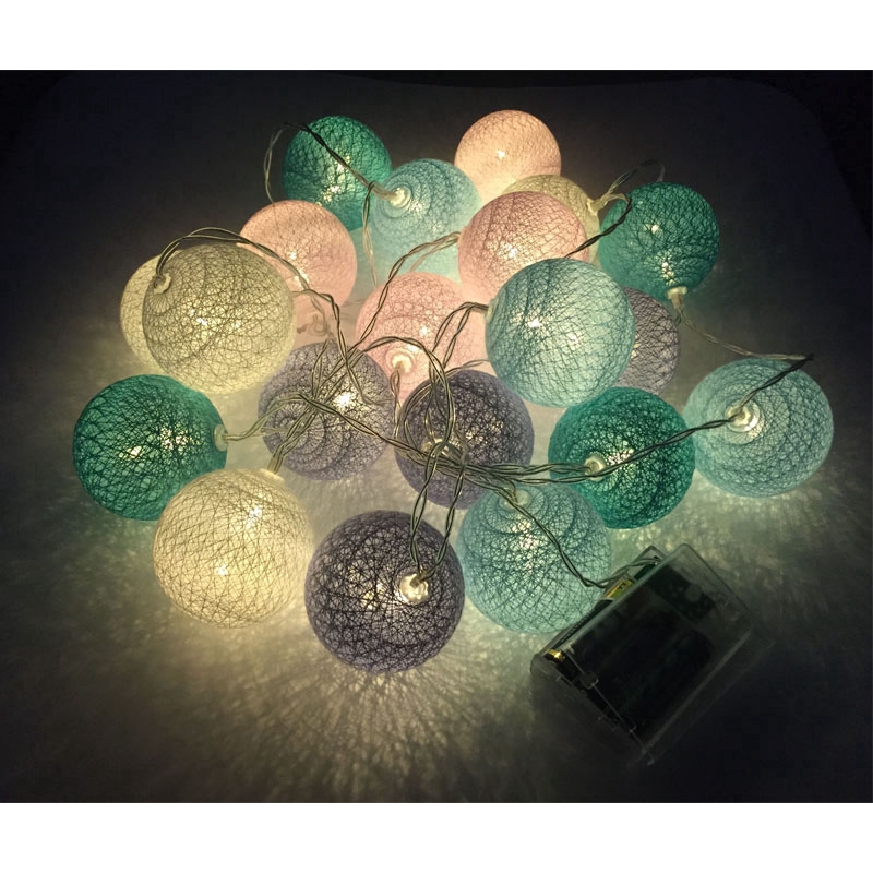 Dây đèn LED USB hình tròn bằng sợi cotton | BigBuy360 - bigbuy360.vn