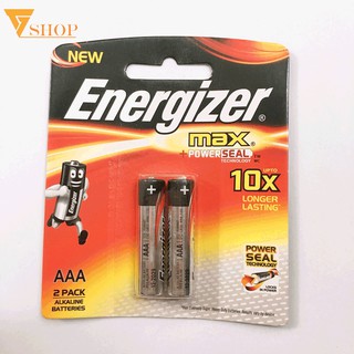 Pin AAA Energizer max E92 vỉ 2 viên chính hãng