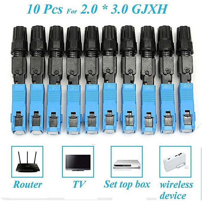 Set 10 đầu nối cáp quang SC UPC | BigBuy360 - bigbuy360.vn