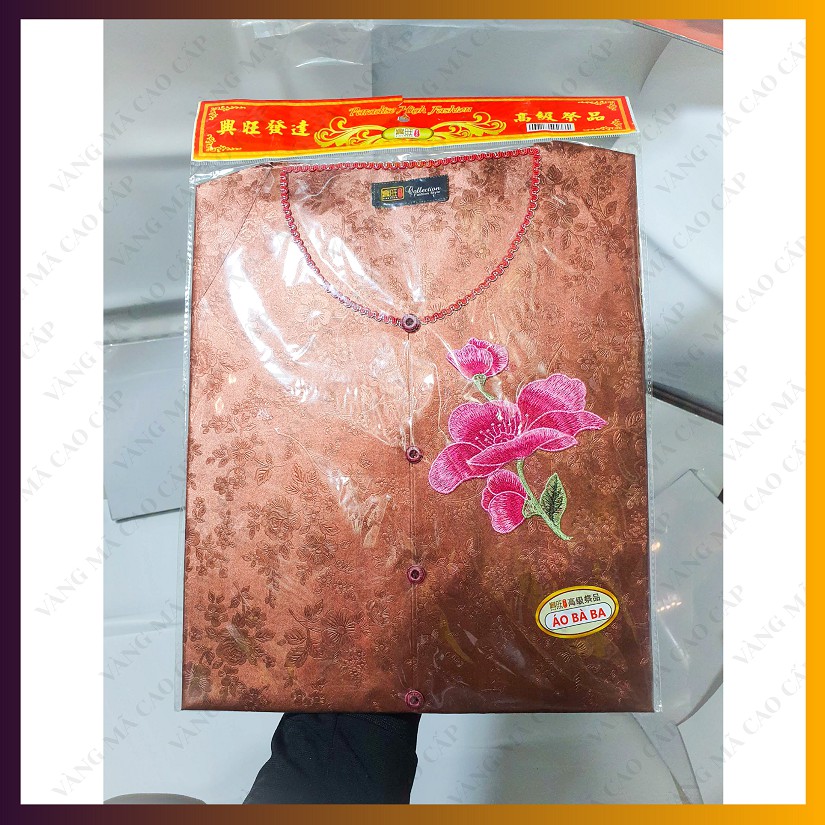 Áo Cánh Nữ, Áo Bà Ba Thêu Hoa, quần áo vàng mã giấy biếu bà loại đẹp tinh xảo - VM33