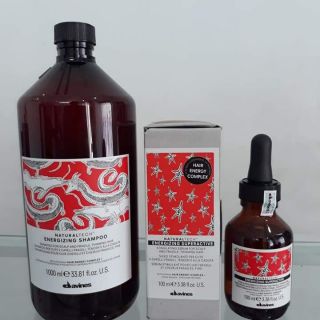 Combo dầu gội + Tinh dầu chống rụng Kích thích mọc tóc DAVINES ENERGIZING Shampoo Ý 1000ML - 100Ml