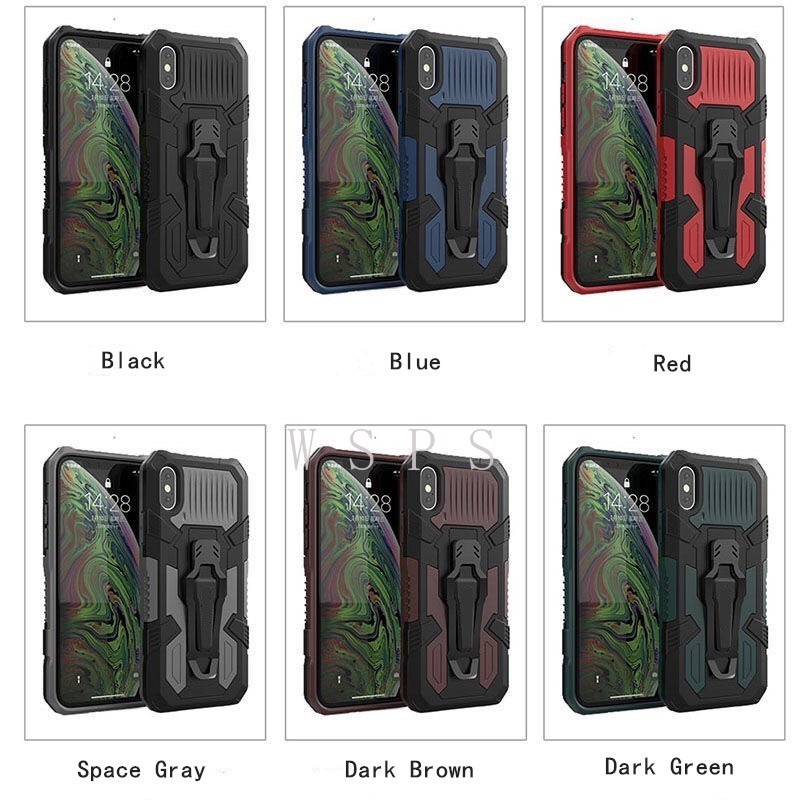 Xiaomi  Poco M3 10T Pro 10T Lite  Poco X3 NFC Note 10 Pro Note 10 Redmi Note 9 Pro Max Note 9 Pro Note 9S Note 9 TPU+PC Armor Hard Case Shockproof Cover