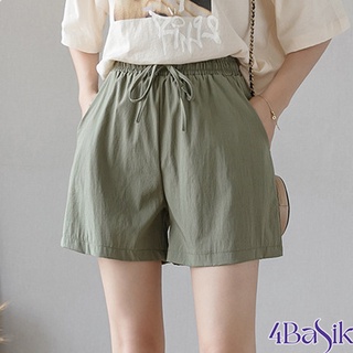 Quần short, quần đùi nữ vải đũi siêu mát - 4BASIC - SD01