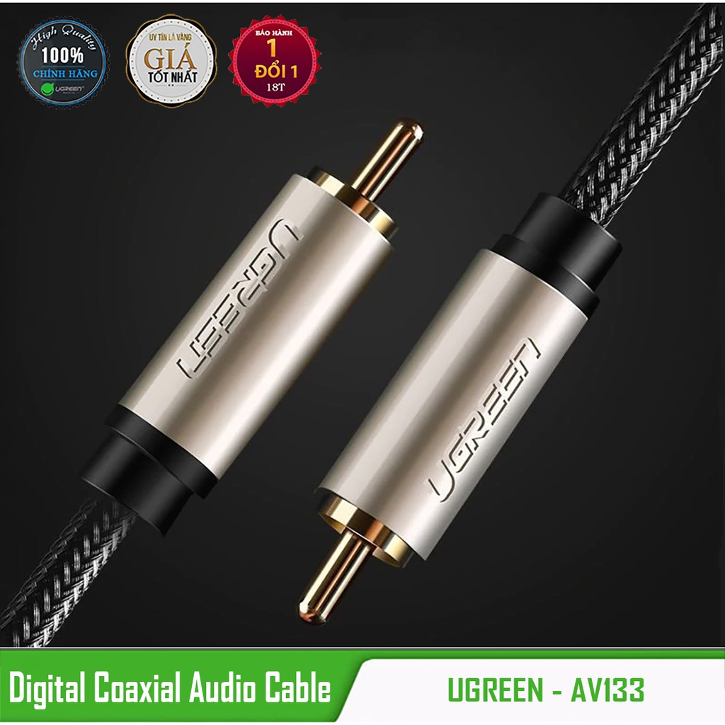 Cáp Âm Thanh SPDIF Coaxial Cao Cấp UGREEN AV133