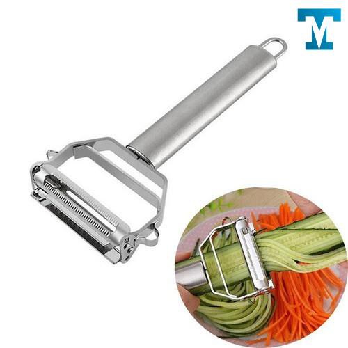 Nạo sợi rau củ cầm tay 3 in 1 inox 304 - Đa dạng, nhiều công dụng như gọt rau củ quả, bào nhỏ cà rốt