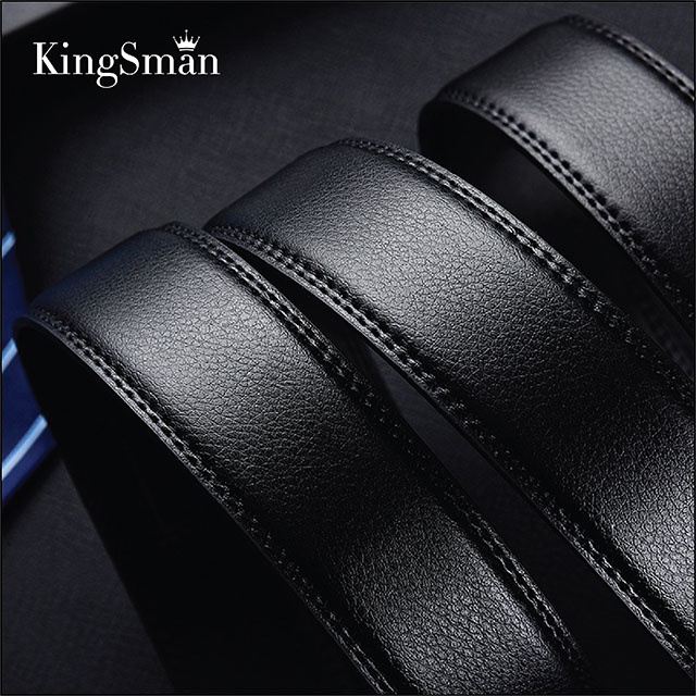 Thắt lưng da nam KINGSMAN-21 chất liệu da cao cấp khóa tự động - dây nịt nam kiểu dáng sang trọng - KINGSMAN