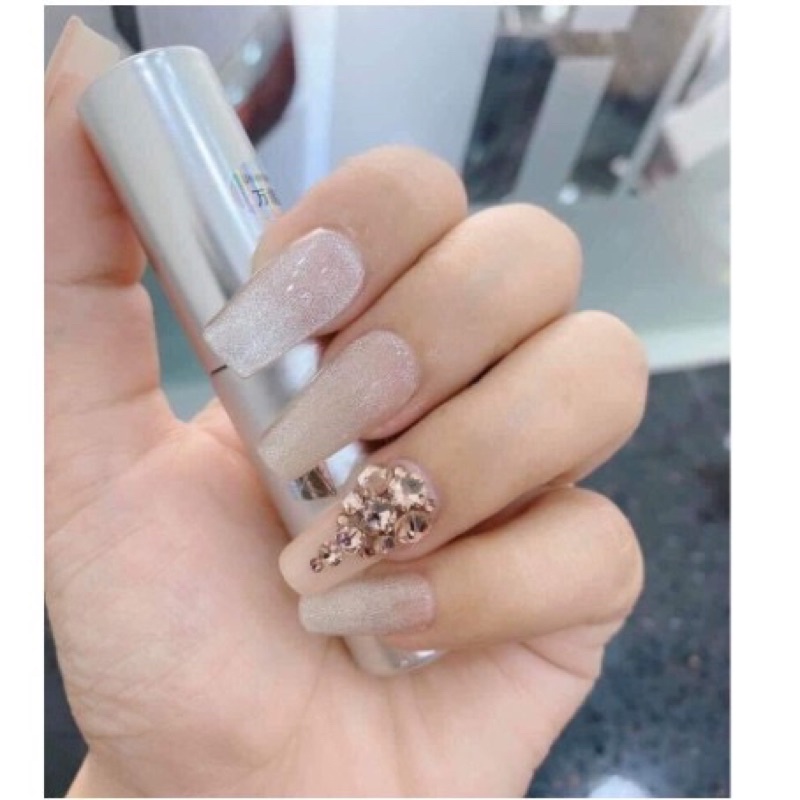 Sơn gel mắt mèo kim cương(vàng,bạc)