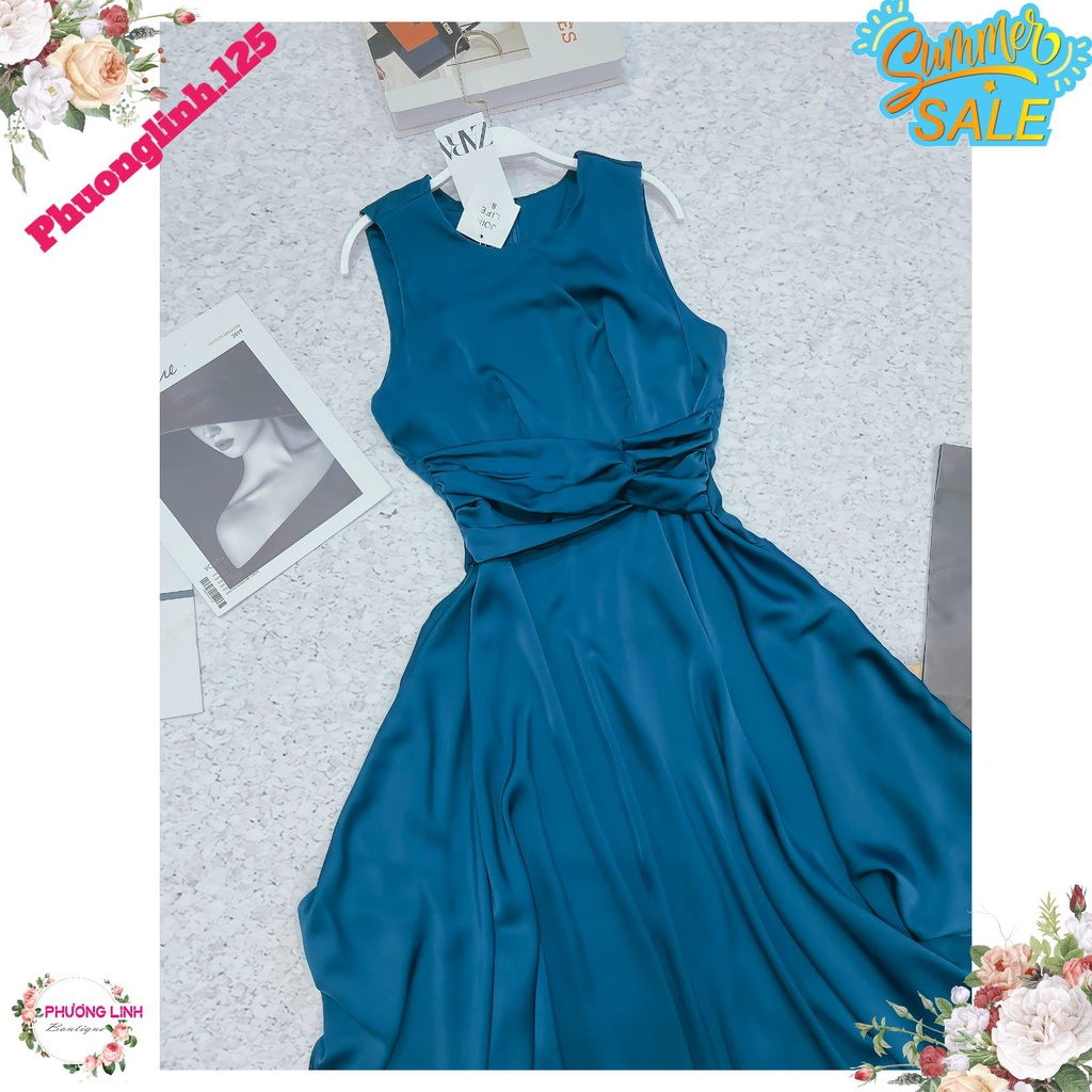 VÁY XANH NB  XÒE LY EO | BigBuy360 - bigbuy360.vn