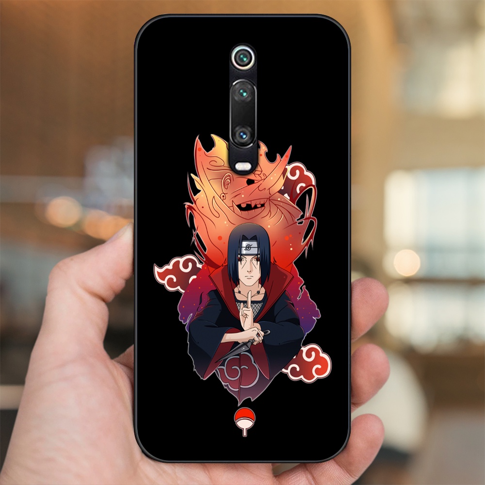 Ốp lưng Xiaomi K20, K20 Pro, Mi 9T viền đen in hình Uchiha Itachi Naruto