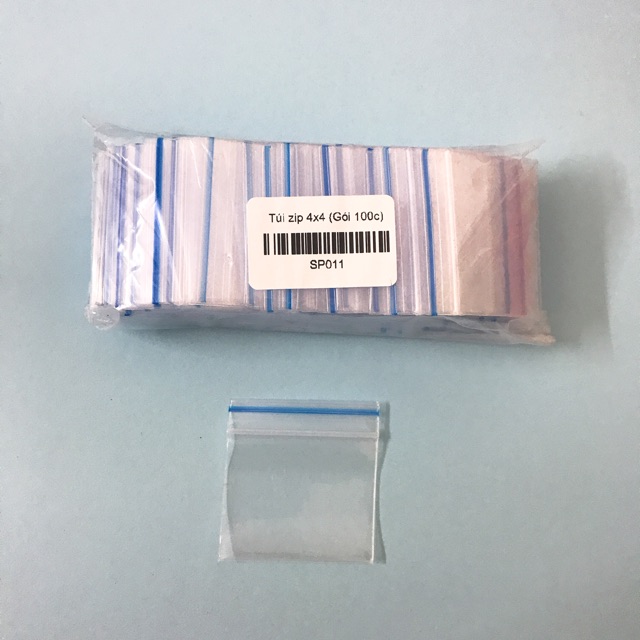 Túi zip đựng đá quý size 4x4cm