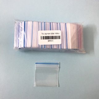 Túi zip đựng đá quý size 4x4cm