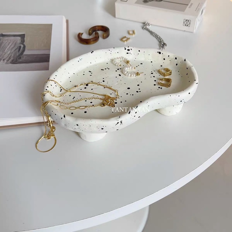 Khay đá trang trí phong cách hiện đại handmade - decor phòng