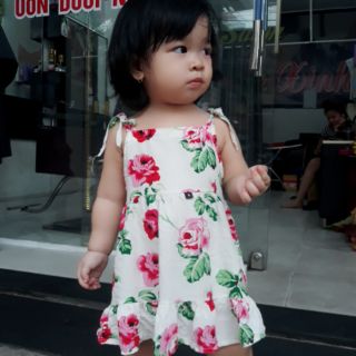 Combo 2 Đầm hoa  cute cho bé gái.