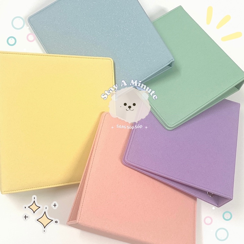 BINDER A5 CÁN NHŨ BINDER A4 CÒNG CHỮ D - SỔ ĐỰNG CARD BO GÓC KPOP ANIME
