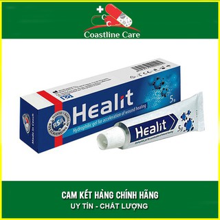 Gel Bôi Vết Thương Hở Healit 5g - Nhập Khẩu Cộng Hòa Séc - Coastlinecare Pharmacy