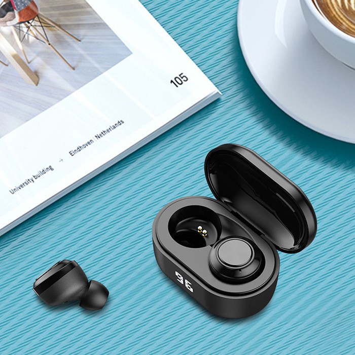 Tai Nghe Bluetooth A6  TWS Dạng Nhét Tai Kết Nối Không Dây Tích Hợp Micro Âm Thanh Sống Động Chất Lượng C