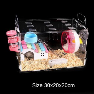 tuan0041 Lồng Mika, Lồng Mica đầy đủ phụ kiện tuan0041