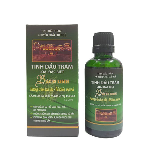 TINH DẦU TRÀM BÁCH LINH TIÊU THỐNG 50 ML .