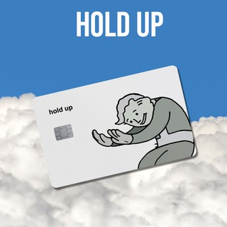 SKIN/ STICKER thẻ ATM, chung cư, thẻ xe ( HOLD UP ) | TUTA CARDS