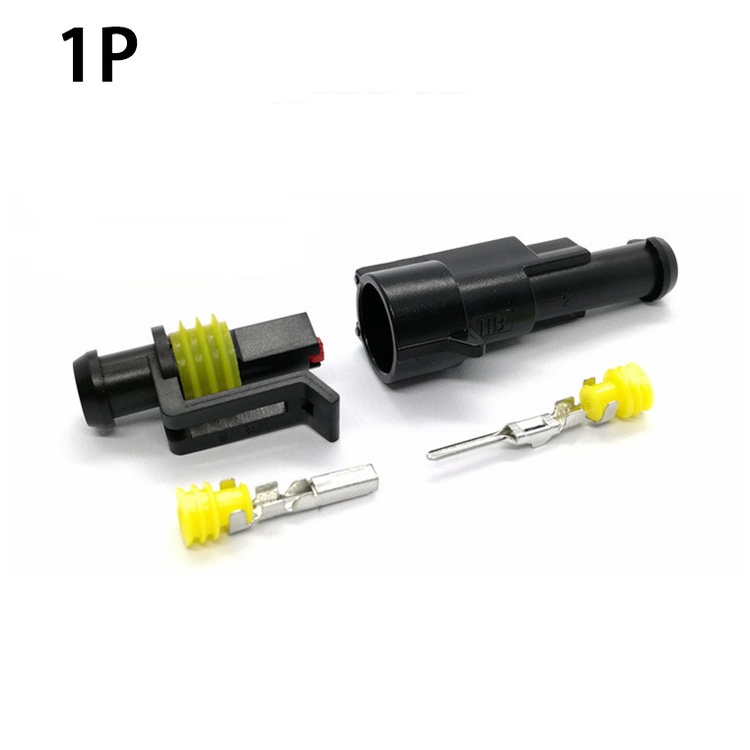 Bộ 5 Đầu Nối Dây Điện 1 / 2 / 3 / 4 / 5 / 6-pin Chống Thấm Nước
