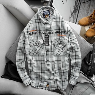 [VNXK] Áo sơ mi nam Superdry TRẮNG