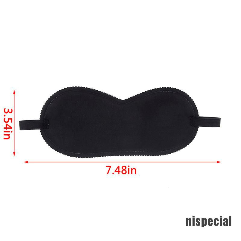 [nis-beauty] Black Sleep Eye Mask Filled Sunshade Travel Sleep Relaxation Aid Blinds Eyes