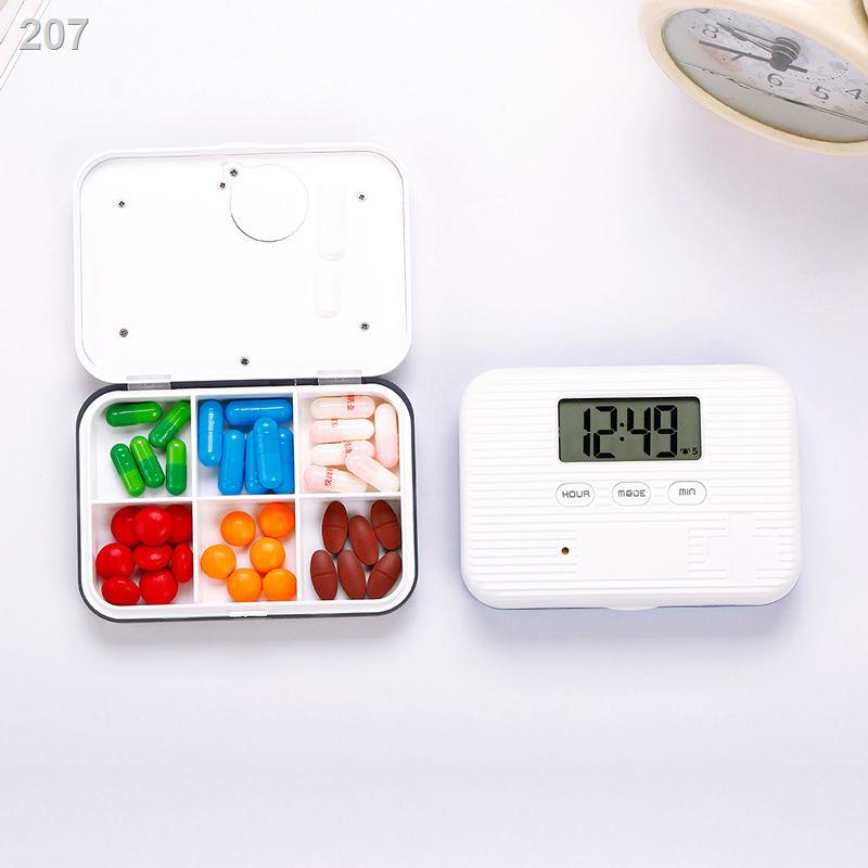 【HOT】Hộp đựng thuốc điện tử thông minh với đồng hồ báo thời gian một tuần và nhắc nhở uống xách tay của Nhật Bản dành ch