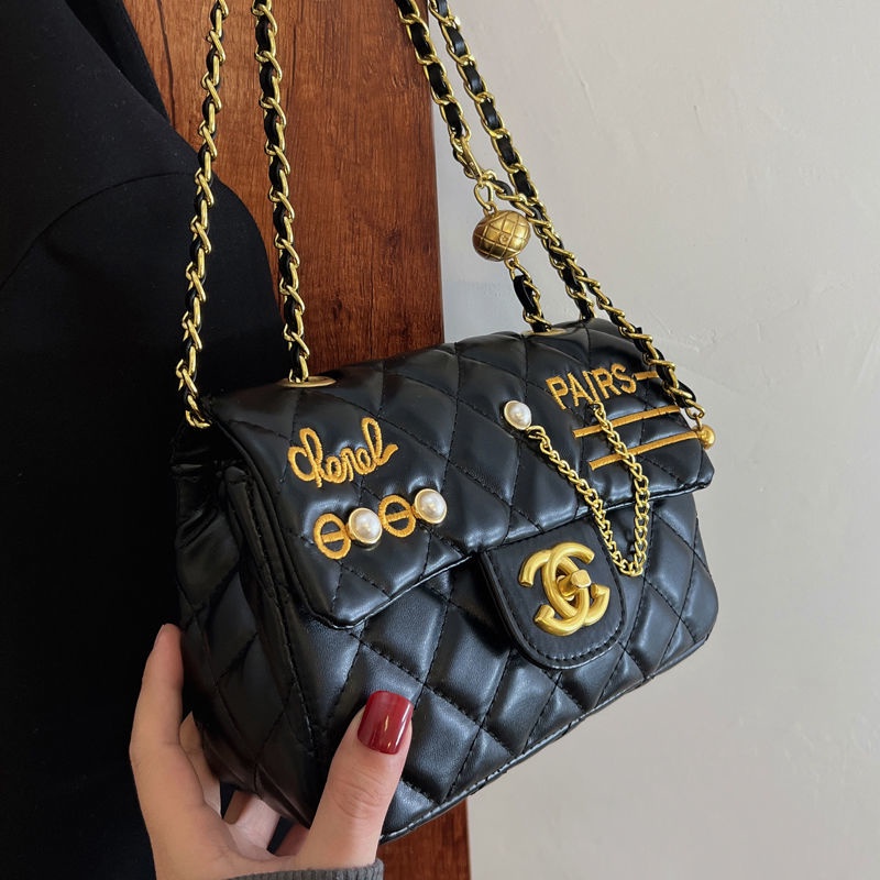 Túi Da Mềm Đeo Chéo Vai Thời Trang 2022 Có Dây Xích Đeo Chéo