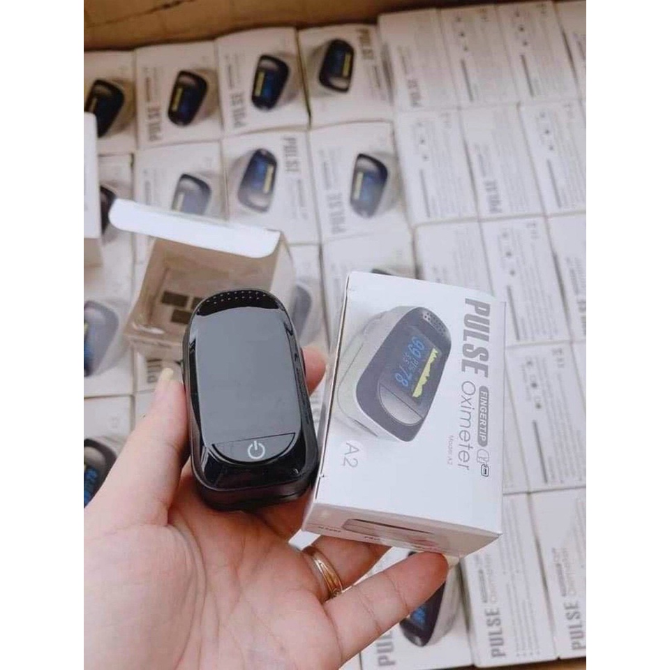Máy đo SPO2, Máy đo nồng độ oxy trong máu và nhịp tim Pulse oximeter A2 ...