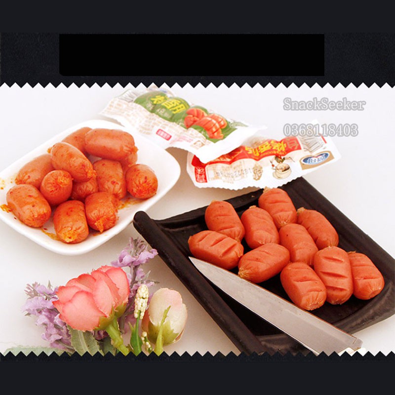 Xúc xích Đài Loan siêu ngon_ Xúc xích viên đạn _SNACK SEEKER_Đồ Ăn Vặt Trung Quốc | BigBuy360 - bigbuy360.vn