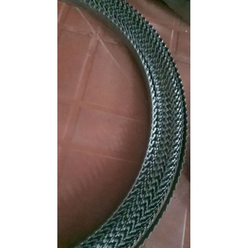 lưỡi cưa vòng cắt gỗ  bản 6mm 8mm.10mm dày 0.5mm  6tp.răng 4mm.