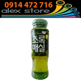 Chai 180ml Nước Mận Xanh Hàn Quốc Woongjin