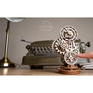 Mô hình cơ khí - UGEARS STEAMPUNK CLOCK - Đồng hồ cơ khí- Hàng nhập khẩu chính hãng- Mô hình 3D - DIY