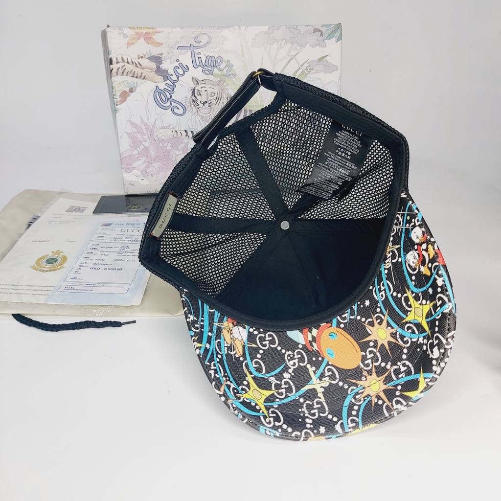 Nón kết gc , Mũ lưỡi trai Gc vịt phối lưới mềm logo da full box hộp cực đẹp