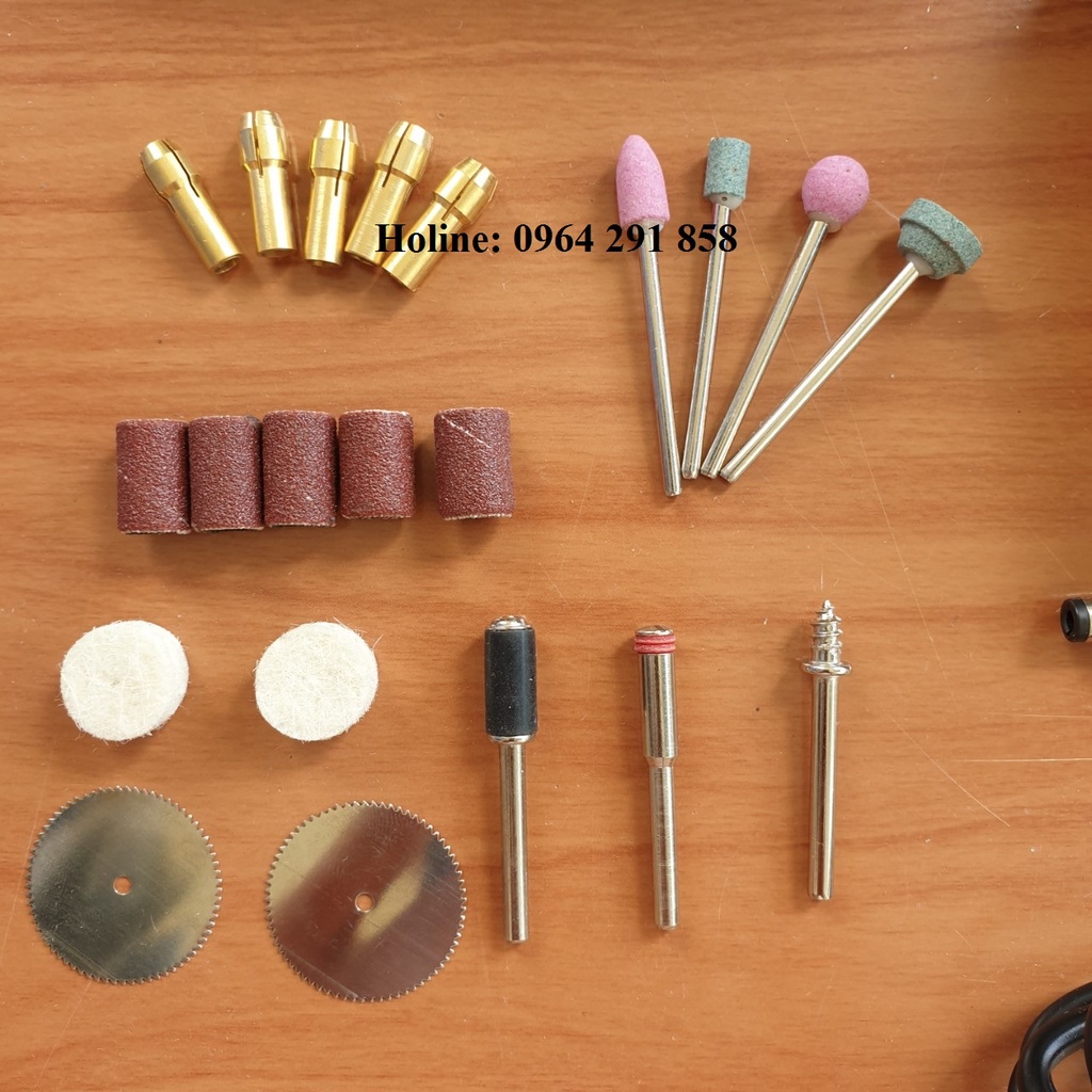 máy khoan cắt làm lồng chim hay máy mài cắt cầm tay chay điện 220v 1.5A V006-21 đủ phụ kiện như hình