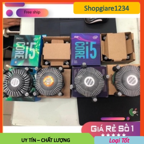 Quạt Fan Cpu INTEL 775/1155/1150/1151 full nhôm- Loại tốt, Full Box