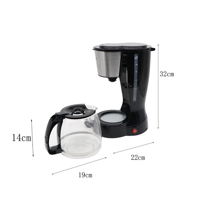 Máy pha cà phê coffee gia đình Haeger Dung tích 1,5L 800W