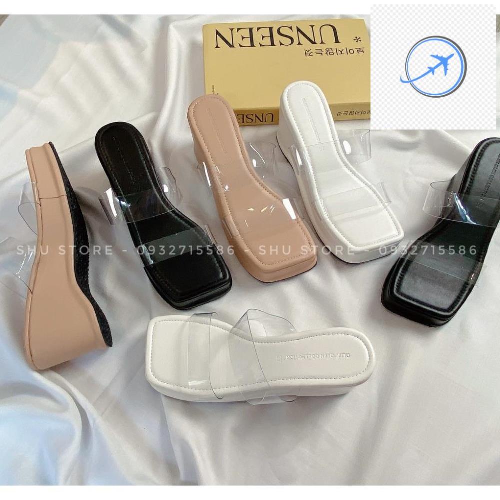 💗👆 DÉP NỮ ĐẾ XUỒNG THỜI TRANG SIÊU XINH 2 QUAI TRONG SHU STORE 💗👆