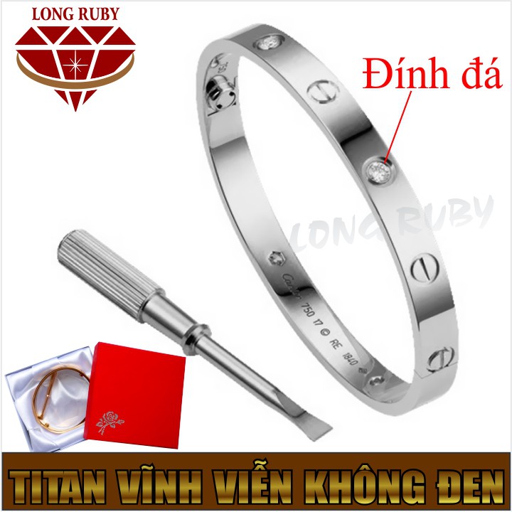 Vòng tay cao cấp Titan Catier tình yêu vĩnh cửu