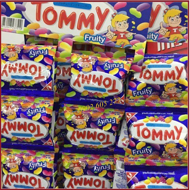 Kẹo dẻo hương trái cây Tommy Fruity Thái Lan