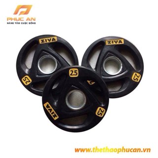 Tạ đĩa ziva bọc cao su 2,5kg