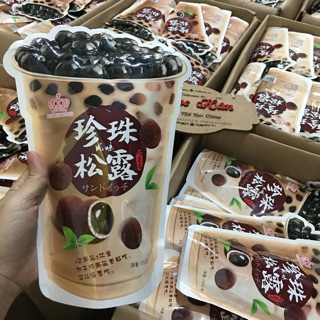 Sỉ 1 thùng 40 gói kẹo trà sữa trân châu đường đen