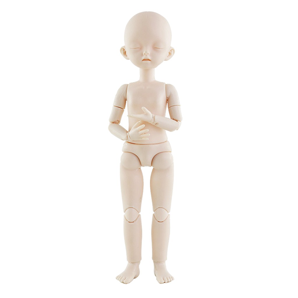 New Cute 1/6 Jointed Doll Body with Head Parts for BJD Doll Accessories