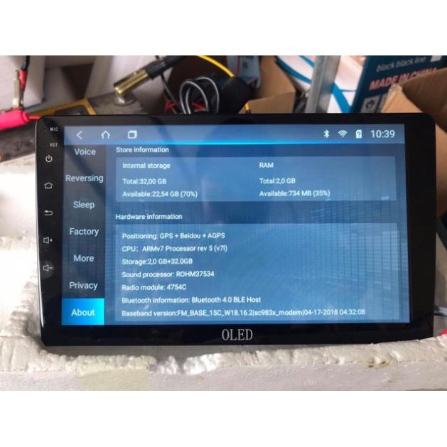 [Freeship] Màn Hình Android Oled C2 Theo Xe FORD RANGER XLS 2018-2019