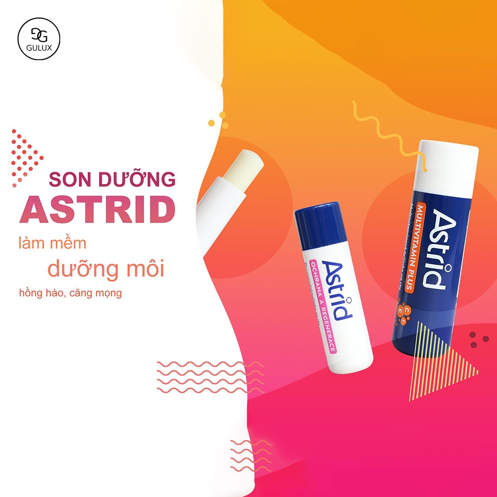 [KÈM QUÀ TẶNG] Son dưỡng ẩm môi Astrid, Son dưỡng môi mỡ hươu Astrid Chính Hãng