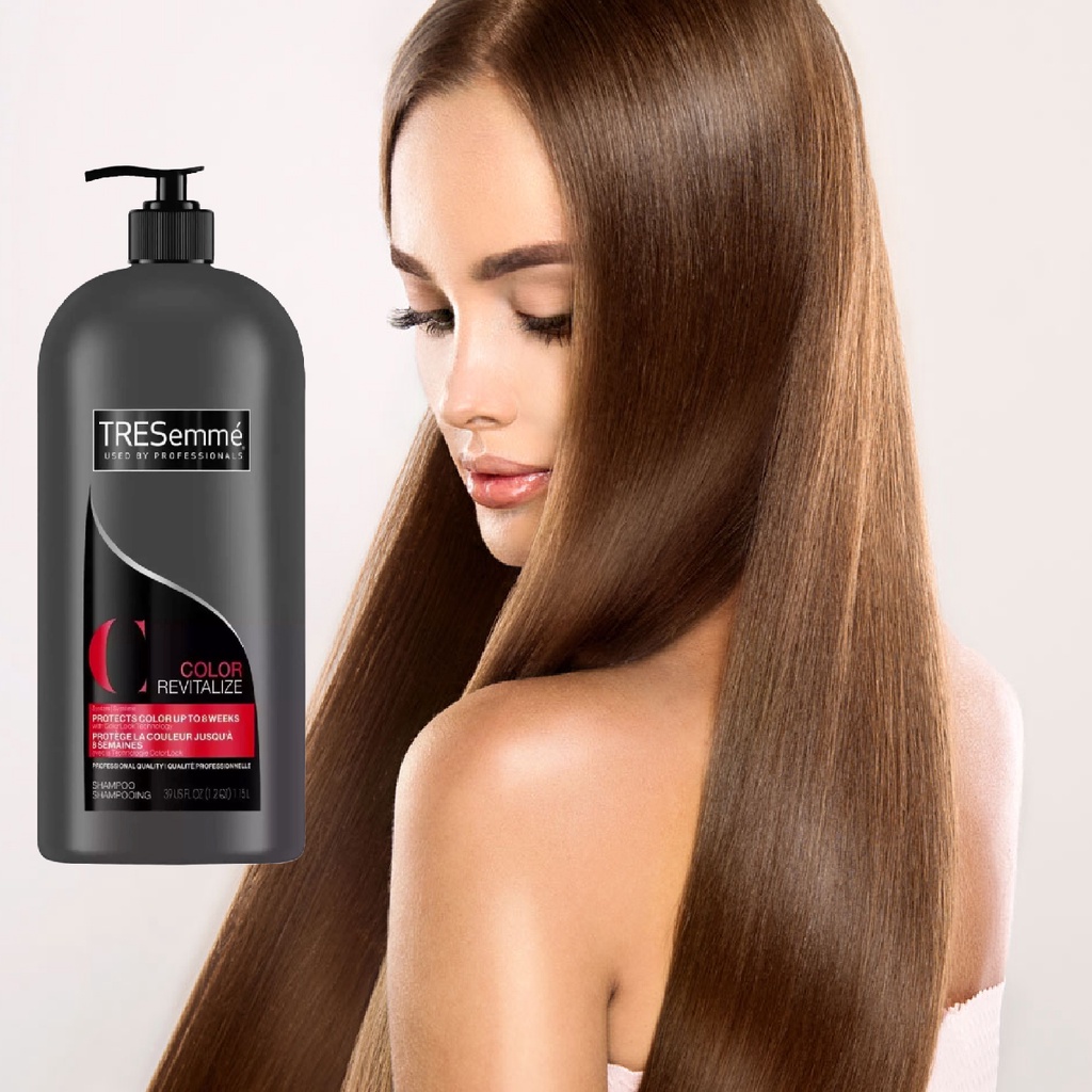 Dầu gội đầu Tresemme cho tóc nhuộm 1.15L nhập Mỹ giúp duy trì màu tóc, giữ nếp, phục hồi tóc hư tổn chuẩn solon