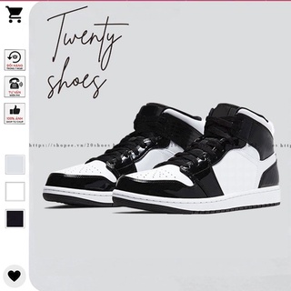 Giày thể thao sneaker nam nữ cổ cao , giày 𝐉𝐨𝐫𝐝𝐚𝐧 cổ cao panda jd 1 cao cổ đen trắng full box