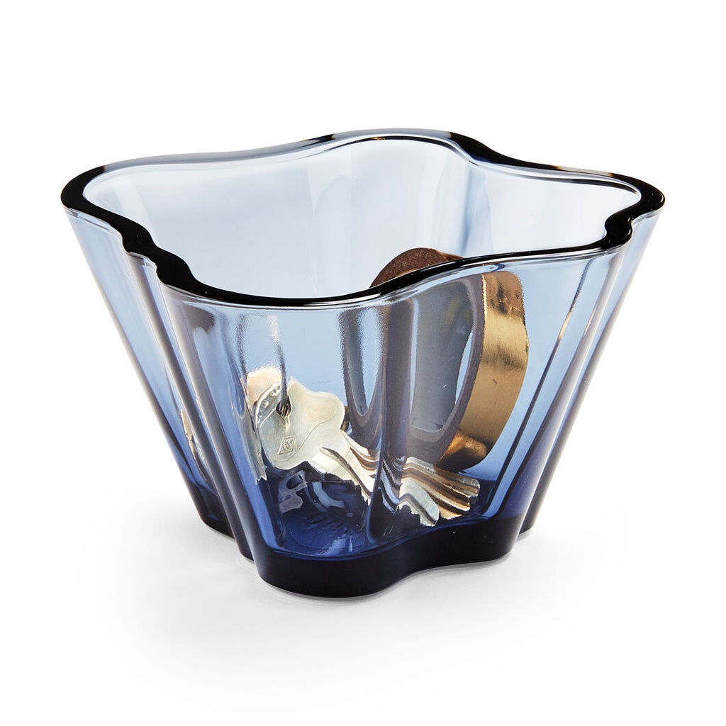 Bát thủy tinh Aalto 75mm Iittala - Màu Xanh Xám